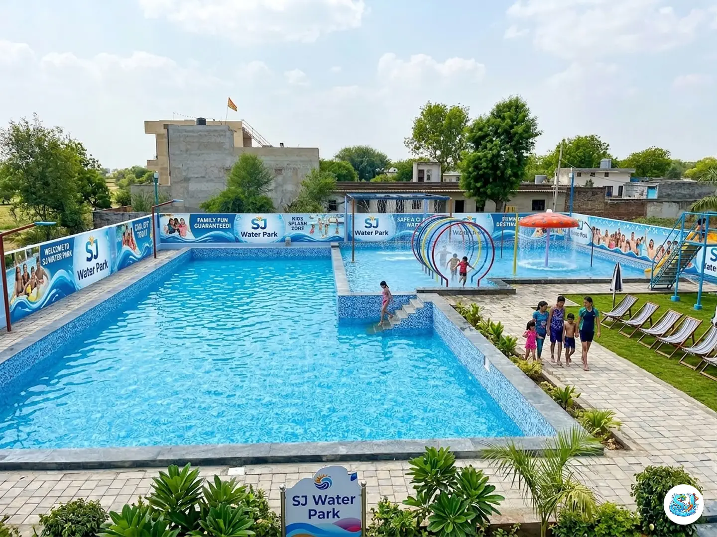 Family Raft Adventure at SJ Water Park Narnaul